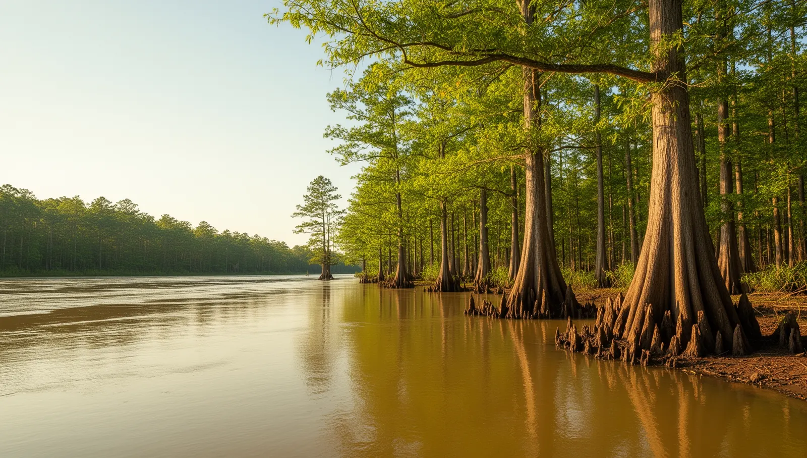 The Roanoke River at Williamston, North Carolina
